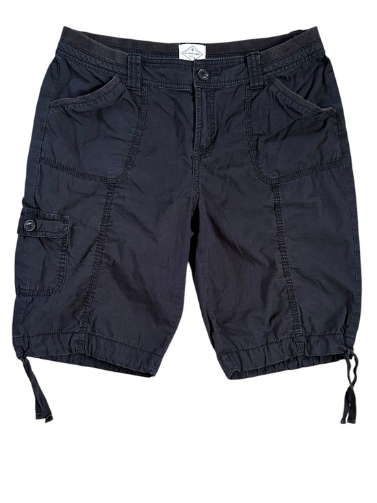 St. John's Bay Pants - ST. JOHN’S BAY black stretch cargo bermuda shorts size 8